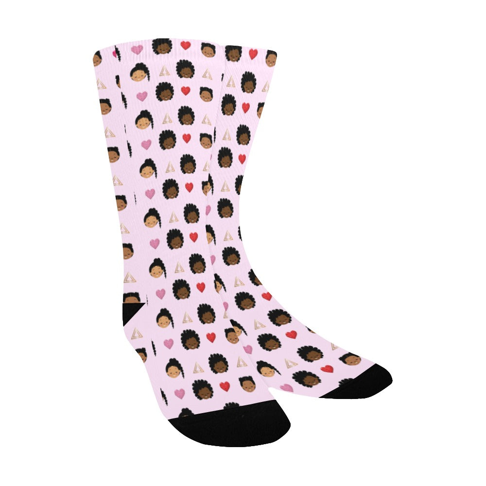 She Loves to Rock Socks Lilac (Youth)