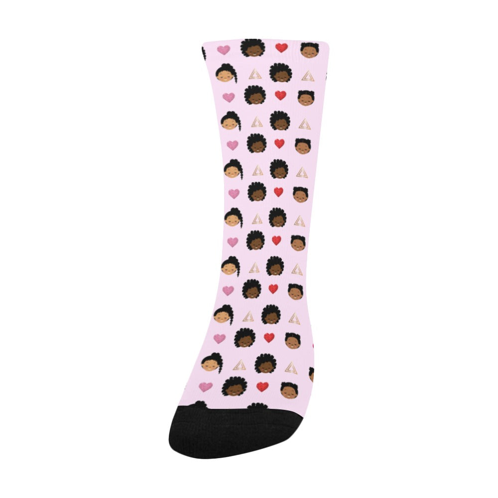 She Loves to Rock Socks Lilac (Youth)