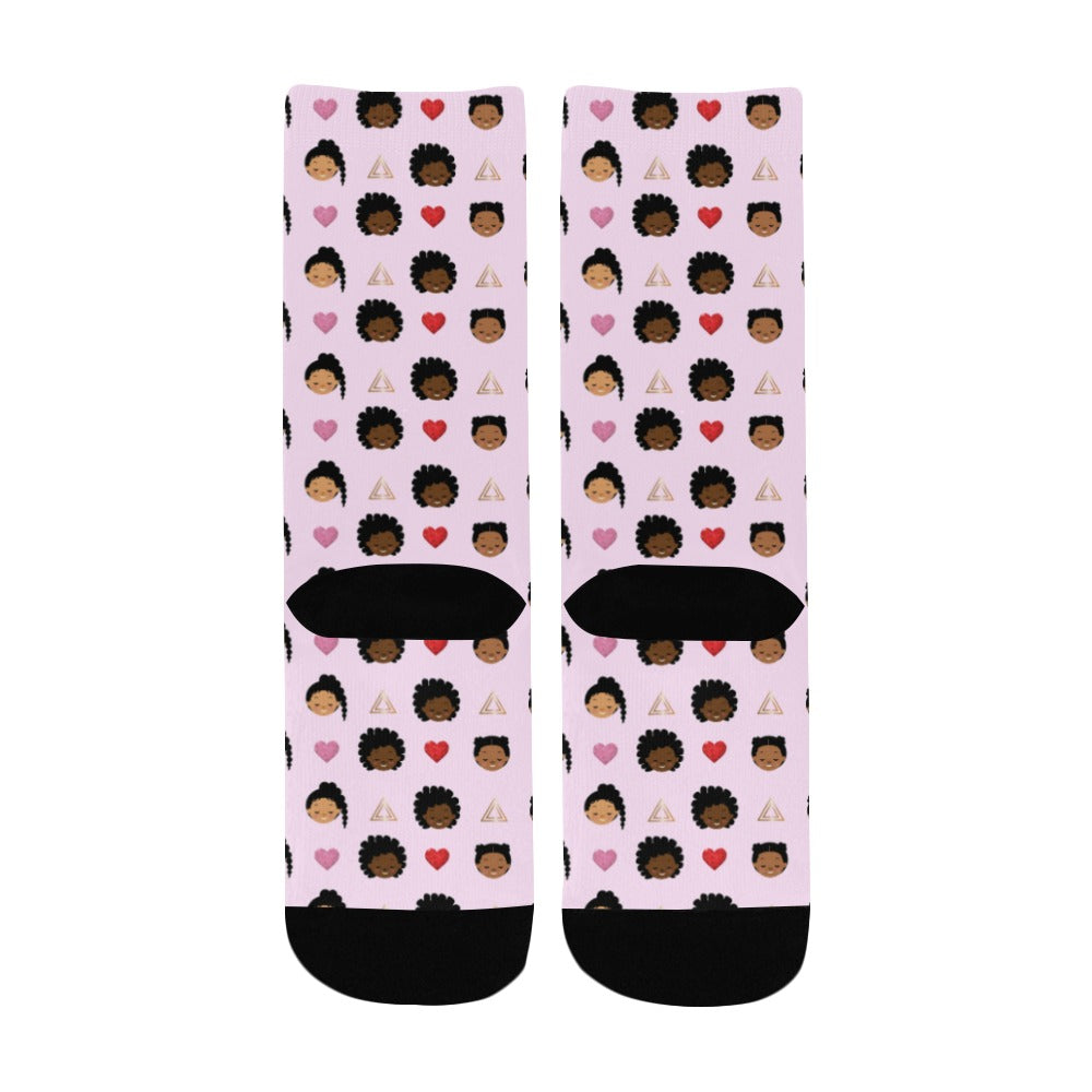 She Loves to Rock Socks Lilac (Youth)