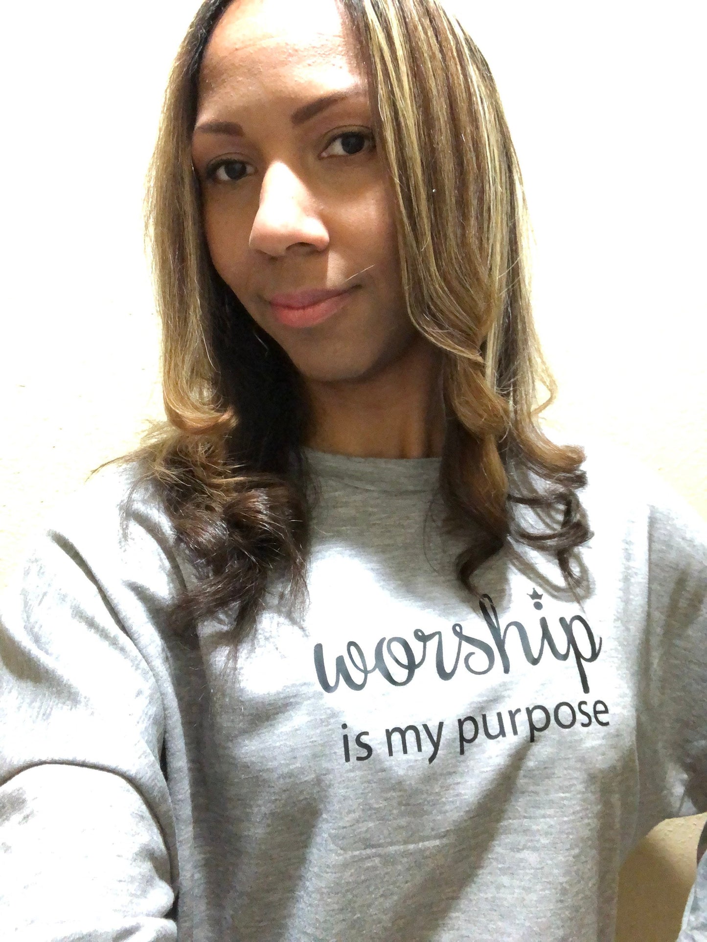 Worship is My Purpose Black & Gray Jogger Set