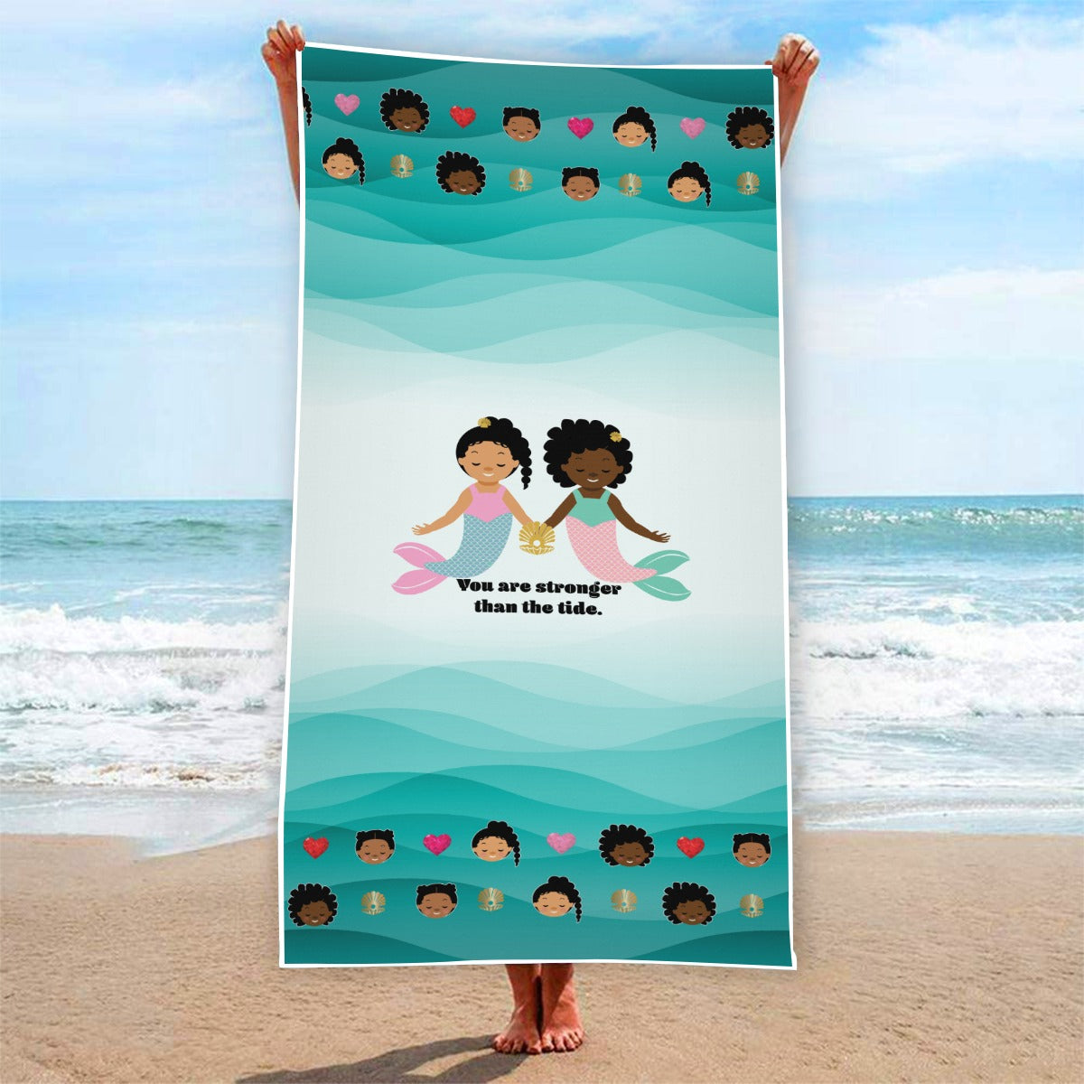 Mermaid Rectangular Beach Towel
