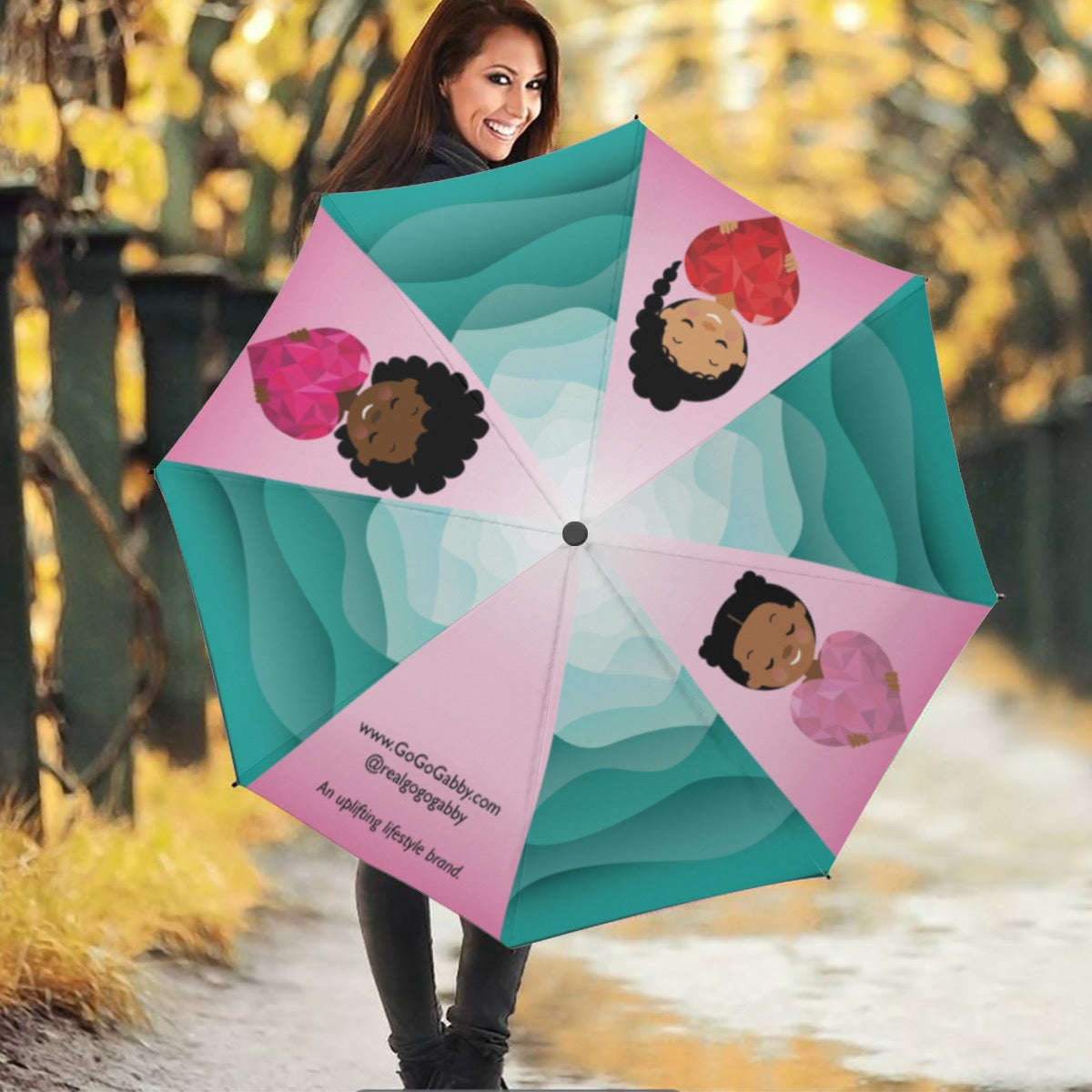 Heart and Hair Umbrella