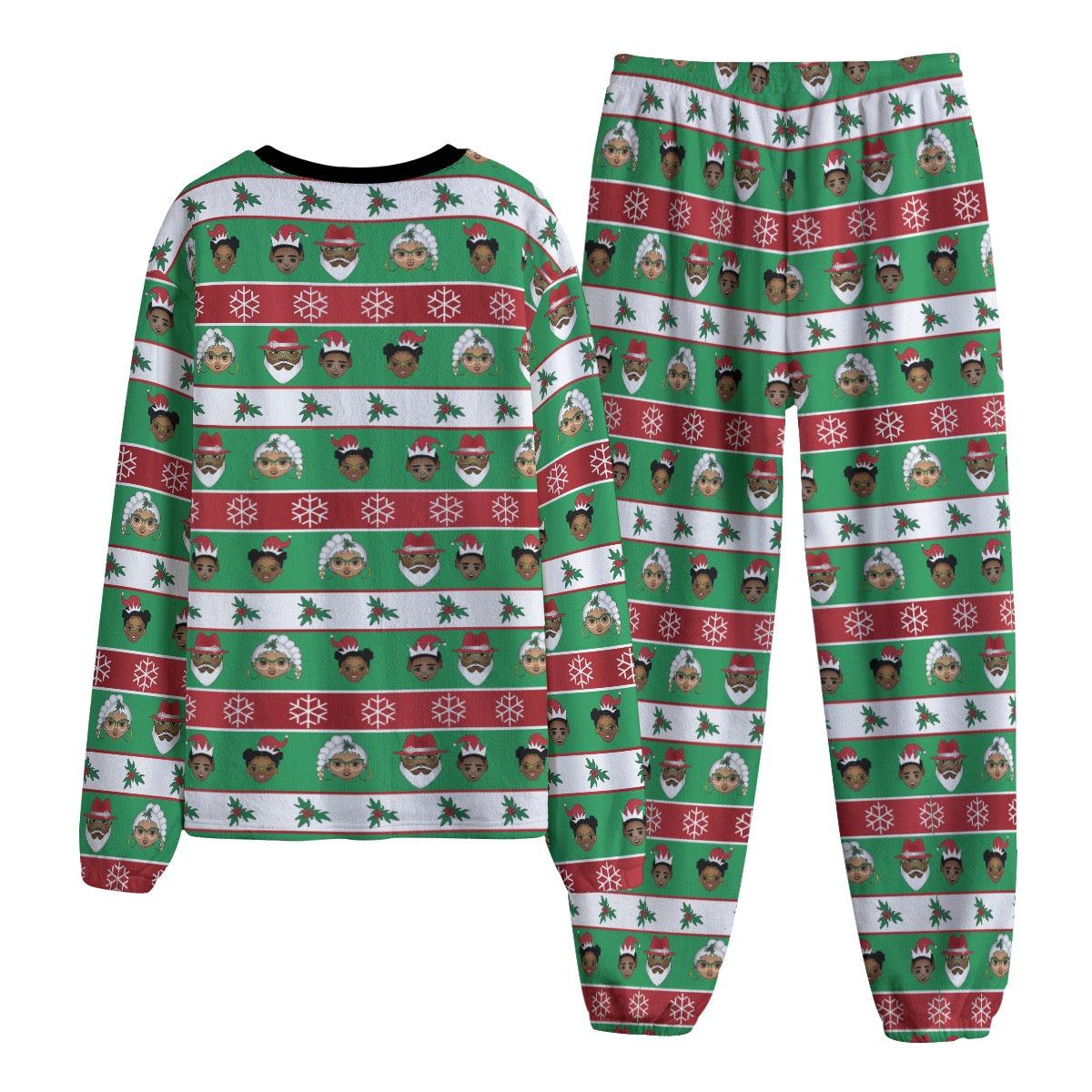 Classic Christmas Unisex Thicken Pajama Suit