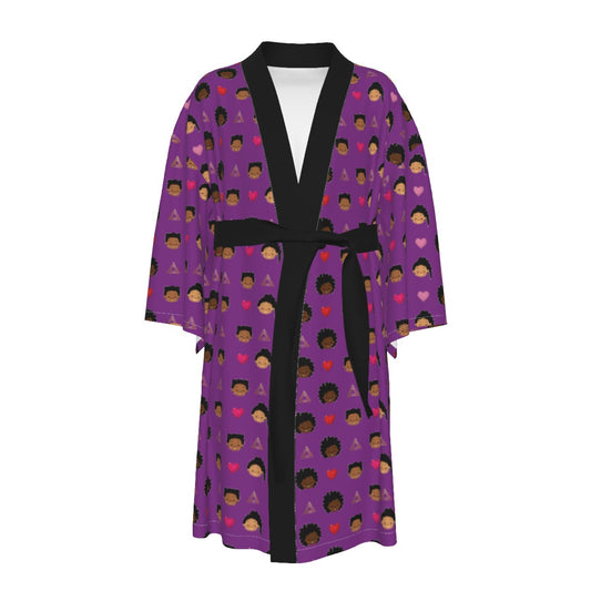 Royal Purple Kimono Robe (Youth)