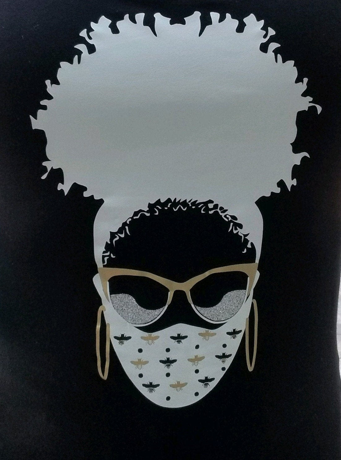 Queen Bee Curly Girl Shirt
